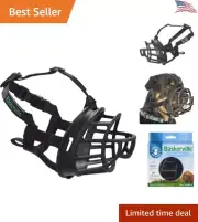 Dog Muzzle - Size 5 - Prevents Chewing, Biting, Aggression - Allows Panting