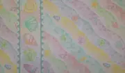 WAVERLY SEA SHELLS WHITE CLAM CONCH SHELL BEACH THEME FABRIC BY THE YARD 60" W