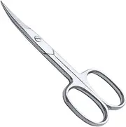 Curved Cuticle Scissors Extra Fine, Stainless Steel Small Manicure Scissors with Precise Pointed Tip Grooming Blades