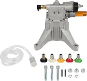 SCITOO Pressure Washer Pump 7/8" Shaft Water Pressure Pump MAX 3000 PSI,2.5 GPM,for Pressure Washers With Horizontal Engines