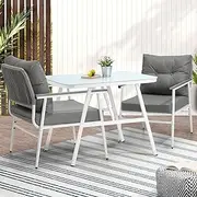 Livsip Outdoor Table and Chairs 3Pcs Patio Furniture Set