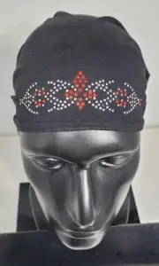 NWT Schampa Doo-Z Headwrap Headband Facemask Rhinestone Ornate Tribal DZ01-S24