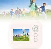 Instant Print Camera with Doodle Function, 48MP HD 6X Zoom Photo Printer, Creative Learning Children, Built-in MP3 & Games (Beige)