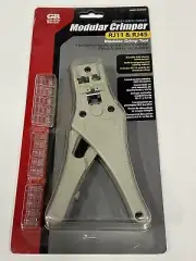Gardner Bender GMC-2000D Modular Crimper RJ11 & RJ45 Crimp Tool GB Strip Cut