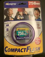Vintage Memorex CF 256 MB CompactFlash Memory Card (3250-1256)