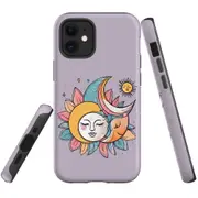 For iPhone 12 mini Tough Protective Cover, Sleeping Moon