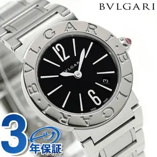 ブルガリ BVLGARI ブルガリブルガリ 26mm 女錶 女用 BBL26BSSD 手錶 品牌 ブラック 記念品