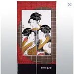 日本直送 免運 NOREN 日式門簾 窗簾 浮世繪 85CM X 150CM #810