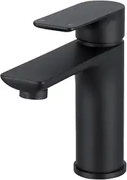 ACA International Brass Basin Mixer Tap Bathroom Countertop Vanity Sink Faucet Taps WELS(Matt Black)