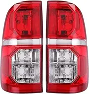 Car Rear Tail Lights 2Pcs Rear Light Assembly Car Rear Taillight Brake Lamp Tail Lamp Without Bulb for Toyota for Hilux 2005-2015