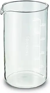 Easyworkz Borosilicate Glass Replacement Beaker for 1000ml French Press Coffee Maker