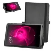 Bige for T-Mobile REVVL TAB 5G Case,PU Leather Folio 2-Folding Stand Black