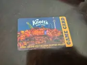 Knotts Berry Farm California Arcade Game Card Collectible Discontinued Design