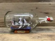 Santa Maria Ship In A Bottle 9" x 4"