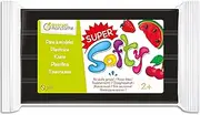 DARWI Never Drying Modelling Clay, Black, Single