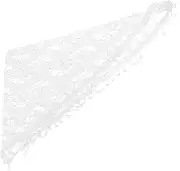 [Ipetboom] Chic Lace Scarf Mantilla Tassel Veil Women's Scarf for Wedding Dinner Parties