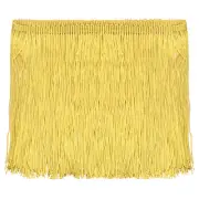 5 Yards 6 Inch Chainette Fringe Trim Tassel Sewing Trim for Clothes, Gold