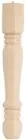 Traditional Pine Table Leg, 28-In.