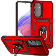 For Samsung Galaxy A54 5G Case, Slider Holder Cover, Red