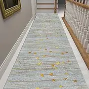 Runner Rug for Hallway Mat Washable Long Kitchen Rug Non Slip Runner Doormat Polyester Area Carpet Runners for Hallways Living Room Bedroom Anti-Slip Indoor Entryway Floor Mats