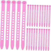 ASAKKURA Hair Curling Strip Set 50pcs Hot Roller Hair Perm Bar for Women Random Color