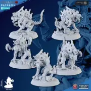 5x SWARM CYSTLINGS | Ghamak | Grimdark Tabletop | One Page Rules/40k Compatible