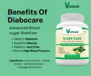 VUBASIL - Best Herbal Diabetes Care Sugar Control -60 Capsule -2 Pack