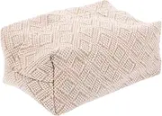 Alipis Cotton Fabric Tissue Box Cover Rectangle Napkin Organizer Storage Box for Toilet Paper Decorative Holder for Bathroom Vanity