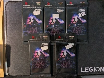 Star Wars Bundle Weiss Schwarz TCG booster pack x5 + 15 single cards