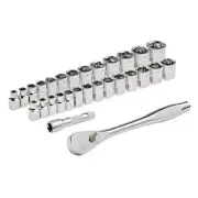 MILWAUKEE 3/8" DRIVE SAE/METRIC SOCKET SET - 29 PIECE 48229088