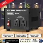200W 240V TO 110V Step Down Stepdown Transformer Converter Voltage Safety