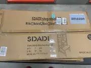 SDADI Adjustable Height Kitchen Step Stool,Kids Learning Stool,Mothers' Helper L