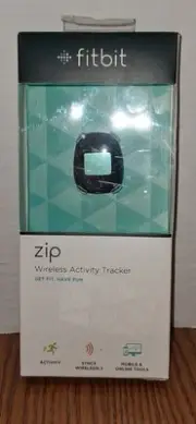 NIB FitBit Zip Wireless Activity Tracker FB301C Black