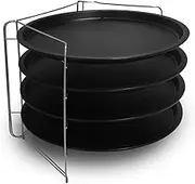 Pizza Pans and Rack 5-Pieces Set