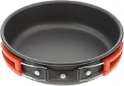 INOOMP Outdoor Cooking Utensil Portable Frying Pan Camping Cookware Set Non-stick Aluminum Easy Handling
