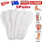 5Pairs Memory Foam Insoles Inner Sole Insert Air Cushion Foot Shoe Increase Pads