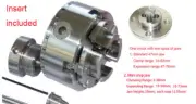 Wood Lathe Chuck Rapid 100 Scroll With Mini step Jaw & Insert M33x3.5mm