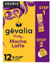 Lot NIB 12Kcup Gevalia Frothy Mocha Latte Espresso Pod Brew Memorial Spring Gift
