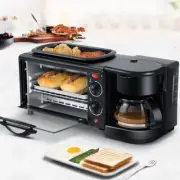 3 in 1 Breakfast Station Coffee Maker with Breakfast Machine Multifunction Oven