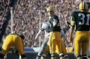 Football Nfl Championship Green Bay Packers Qb Bart Starr 1967 OLD PHOTO 1
