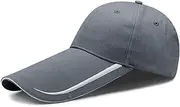 [YEKEYI] Extra Long Bill 100% Washed Cotton Baseball Cap Lengthened Brim Sun Protection Hat Long Large Bill Cap