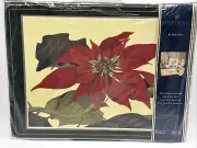Sealed New Set Of 6 PIMPERNEL 12” X 9” Placemats Cork Back Poinsettia Holiday