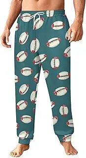 [Generic] Men's Sweatpants, Rugby Ball and Jerseys-81, Polyester Joggers, Sweatpants Jogging Pants for Workout Running