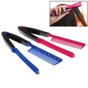 V Type Hair Comb Hair Straightener DIY Haircut Barber Anti-static Comb Br jY===