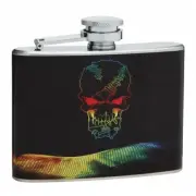 4oz Floating Skull Fantasy Hip Flask