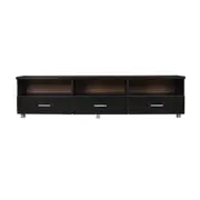 Redfern Tech TV Unit/3 Drawers Entertainment Unit-black