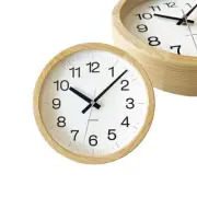 KATOMOKU Muku Clock 16 Hinoki Wall Clock Continuous Second Hand km-108HIRC φ220m