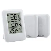 TS-FT0402 1-to-2 Indoor Outdoor Temperature and Humidity Meter Wireless Digital Hygrometer Thermometer Wine Cellar Kitch