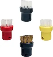 XEBRAD New Brush for SC1 SC2 SC3 SC4 SC5 SC7 CTK10 Handheld Steam Cleaner Cleaning Brushes Brush Sprinkler Nozzle Parts steam Cleaner nozzles(Black)