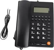 Desktop Telephone 5 Level Brightness Adjustable Corded Telephone Support Redial Pause Flash Home Hotel